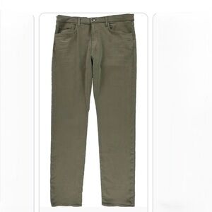 Green khaki J Brand Kane Straight leg pants